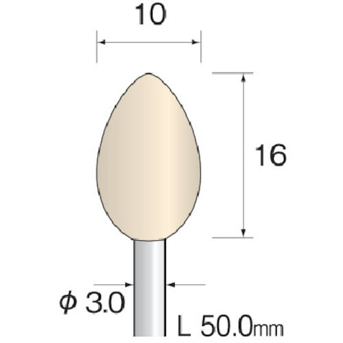 Minimo フェルトバフ ソフト Φ10 (10本入) GA2251 1 PK