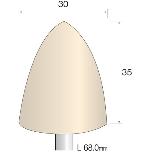 Minimo Felt Buff Hard Φ30 (5 pieces) GA3063 1 PK
