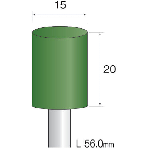 Minimo Green Felt Buff Φ15 (3 pieces) GA4032 1 PK