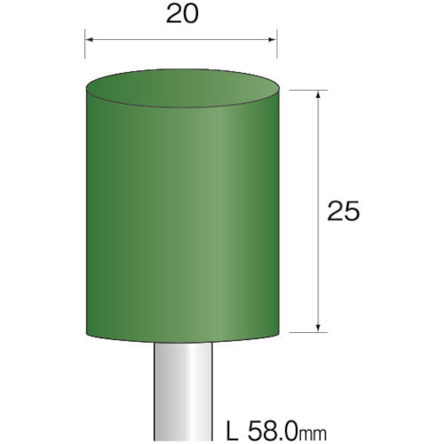 Minimo Green Felt Buff Φ20 (3 pieces) GA4033 1 PK
