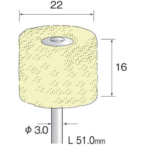 Minimo Laminated Buff Cotton Mop Φ22 (10 pieces) GA4341 1 PK