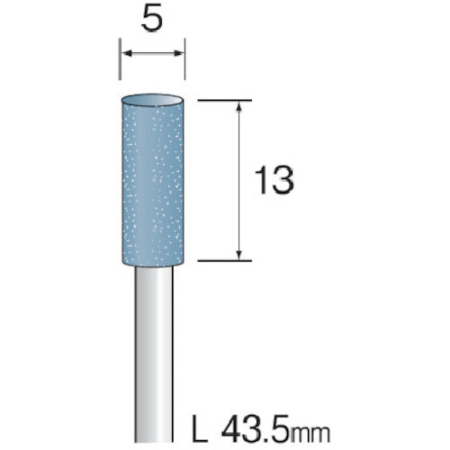 Minimo 精密砥石 SA砥粒#100 φ5 (10本入) JA3017 1 PK