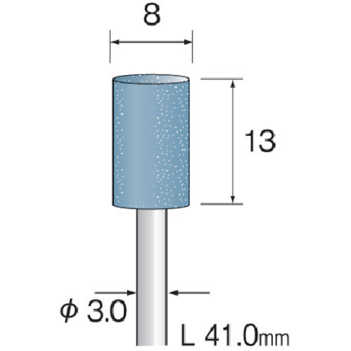 Minimo 정밀 숫돌 SA 지립 #100 φ8 (10개입) JA3019 1 PK