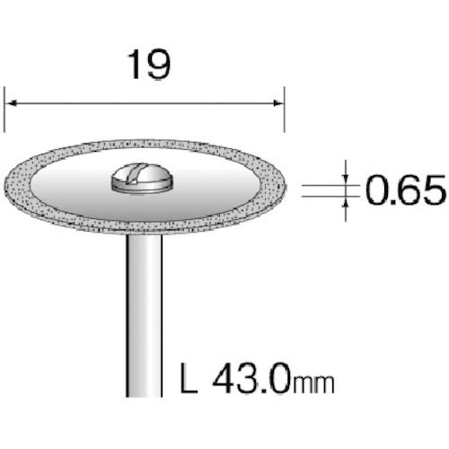 Minimo Electroplated Diamond Cutting Disc Φ19 #200 MC1219 1 piece