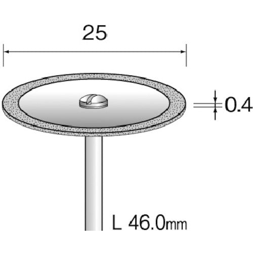 Minimo Electroplated Diamond Cutting Disc Φ25 MC1241 1 piece