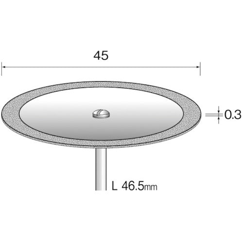 Minimo Electroplated Diamond Cutting Disc Φ45 MC1244 1 piece