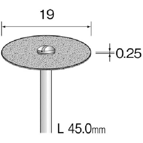 Minimo Metal Bond Diamond Cutting Disc Full Layer Φ19 MC1311 1 piece