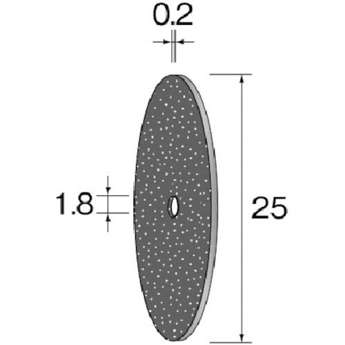 Minimo Cutting Stone WA φ25×0.2 (10 pieces) MC2011 1 PK