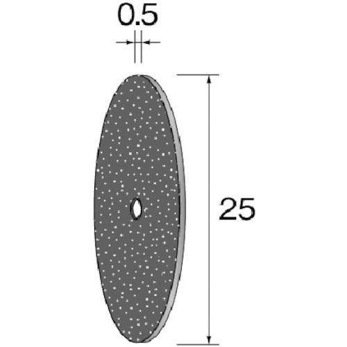 Minimo 커팅 숫돌 WA φ25×0.5 (10개입) MC2013 1 PK