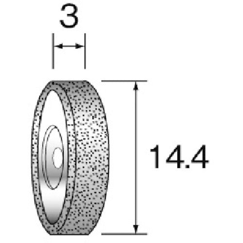 Minimo Electroplated Diamond Wheel #120 NA1013 1 piece