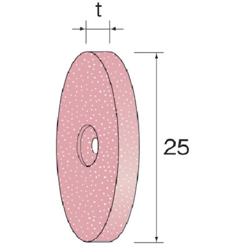 Minimo PA砥石ホイール #120 (10個入) 外径25mm 幅3.0mm NA1542 1 PK