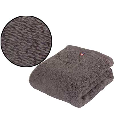 Reversible half bath towel / COREV-HB-GY Charcoal gray/dusty pink 1 piece