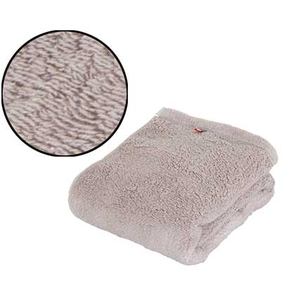 Reversible half bath towel / COREV-HB-GRG Greige/Pink 1 piece