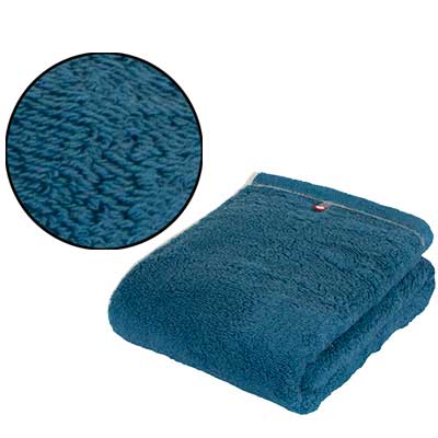 뒤집을 수 있는 하프 목욕 수건 / COREV-HB-NV 네이비/베이지 1장