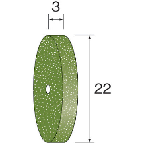 Minimo Rubber Grindstone Wheel #120 (10 pieces) NA2631 1 PK