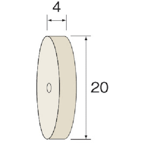 Minimo Felt Wheel Φ20 x 5 (10 pieces) NA4614 1 PK