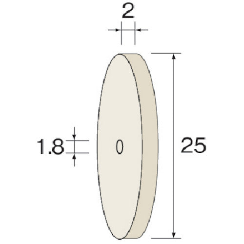 Minimo Felt Wheel φ25 (10 pieces) NA4621 1 PK