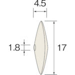 Minimo Lens Edge Felt Wheel φ17 (10 pieces) NA4751 1 PK