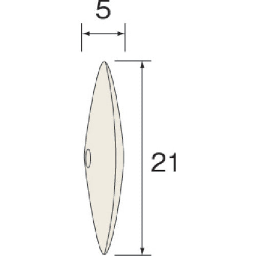Minimo Lens Edge Felt Wheel φ21 (10 pieces) NA4753 1 PK
