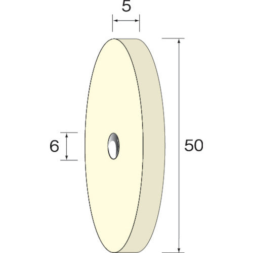 Minimo Felt Wheel Standard φ50×5 (5 pieces) NA6011 1 PK