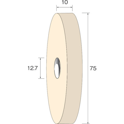 Minimo Felt Wheel Standard φ75×10 (3 pieces) NA6131 1 PK