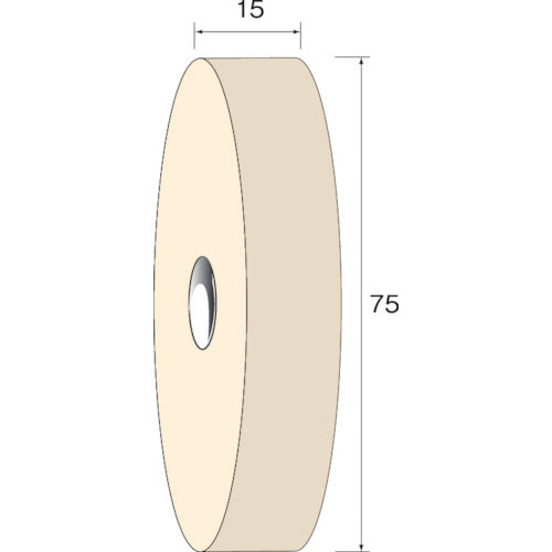 Minimo Felt Wheel Standard φ75×15 (3 pieces) NA6132 1 PK