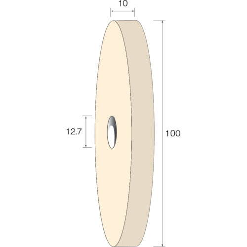 Minimo Felt Wheel Standard φ100×10 NA6161 1 PK
