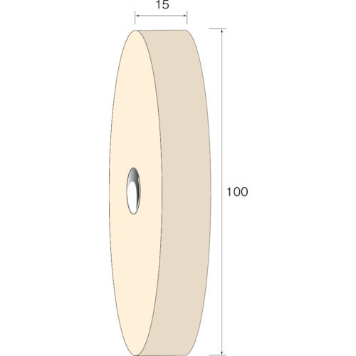 Minimo Felt Wheel Standard φ100×15 NA6162 1 PK