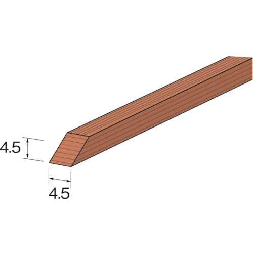 Minimo Polishing Wood Stick Soft Square 4.5 x 4.5 mm (5 pieces) RD3752 1 PK