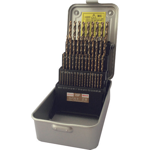 ISF コバルト正宗ドリル 50本組セット(スチールケース入り) COD-50S 1 S