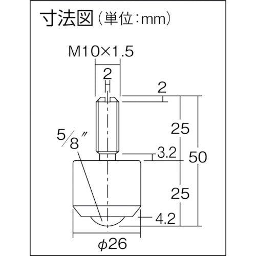 ISB 下向用ボールキャスター イグチベアー IK−16NM スチール製 IK-16NM 1 個