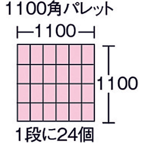 DIC DA형 컨테이너 DA-3 박스형 외치수:W264×D165×H95 블루 블루 DA-3 1개