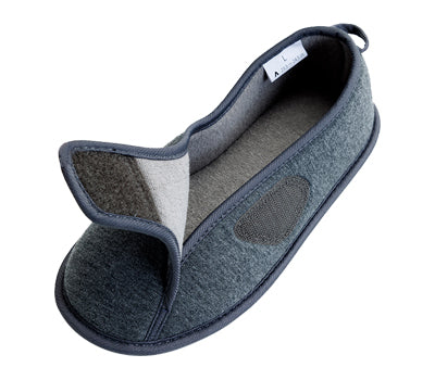 아유미가 만든 방재 룸 슈즈 4606 / LL 그레이 1 다리