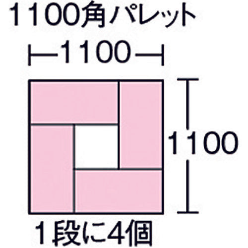 DIC DA형 컨테이너 DA-42 외치수:W510XD380XH270 파랑 DA-42 1개