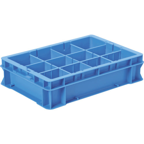 DIC F-type container F-8 long partition plate: 365 x 88 blue F-8L 1 piece