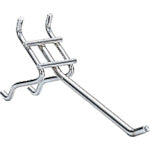 TRUSCO NFパネル式スーパーラック用フック 1本爪 100L F-1-100 1 個