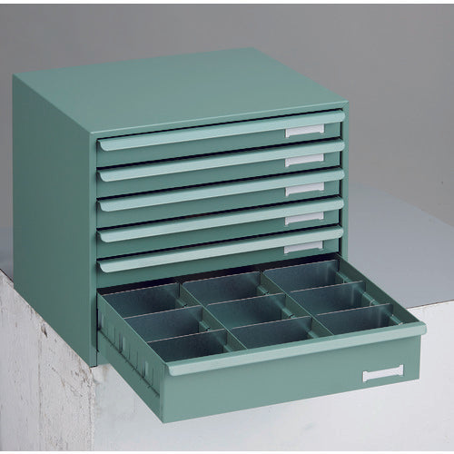 TRUSCO Desktop Tool Case Wide 6 Tiers 384 x 327 x H327 DT-L1S5 1 Unit