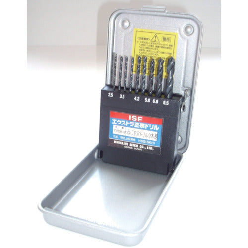 ISF Extra Masamune Drill Screw Pilot Hole Set of 9 (Steel Case) EXDH-9S 1 S