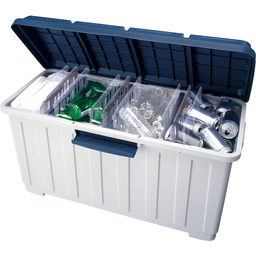 ASVEL 4分別ダストボックス120L ブルー 665349 1 個