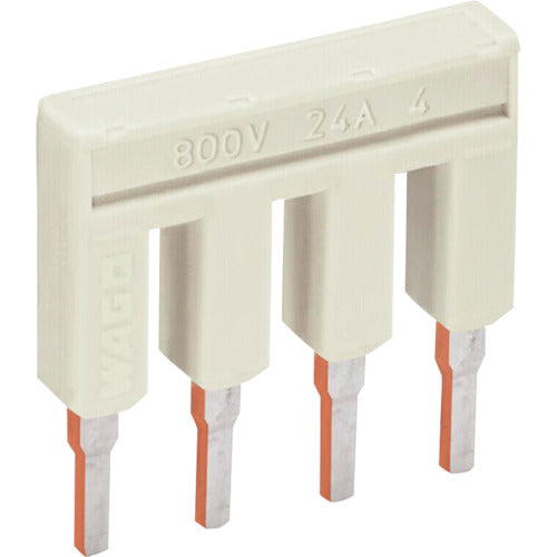 WAGO 2002,2202、2102、2022シリーズ端子台用ジャンパ 4極用 2002-404-TPK 1 個