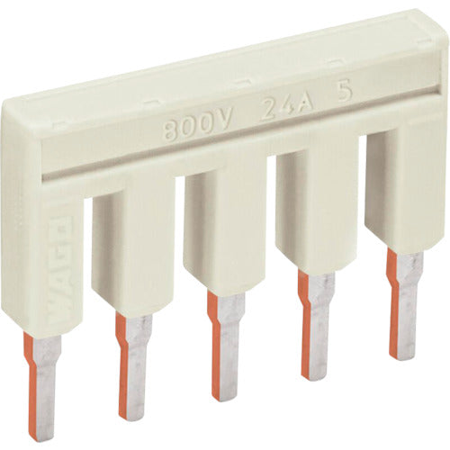 WAGO 2002,2202、2102、2022シリーズ端子台用ジャンパ 5極用 2002-405-TPK 1 個