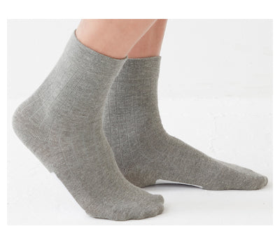 Socks with loose elastic so you can write your name on them (for men) / 049952500 Grey 1 pc