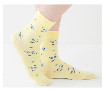 Socks with loose elastic so you can write your name on them Women's / 049960700 Cream 1 piece