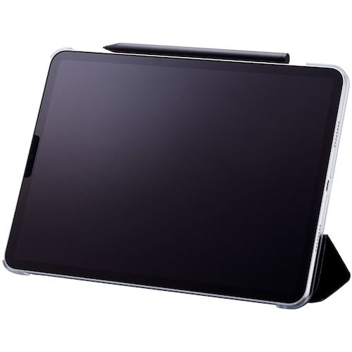 ELECOM Rechargeable Touch Pen, Switchable between iPad and General Modes, Magnetic Adsorption, USB-C Charging, Black, P-TPACSTHY01BK, 1 Piece