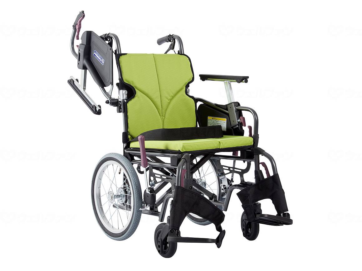 Kawamura Cycle Modern Cstyle Assisted Use 16-inch Medium/High Floor Young Leaf Color (No. 85) Seat Width 38-Front Seat 43cm