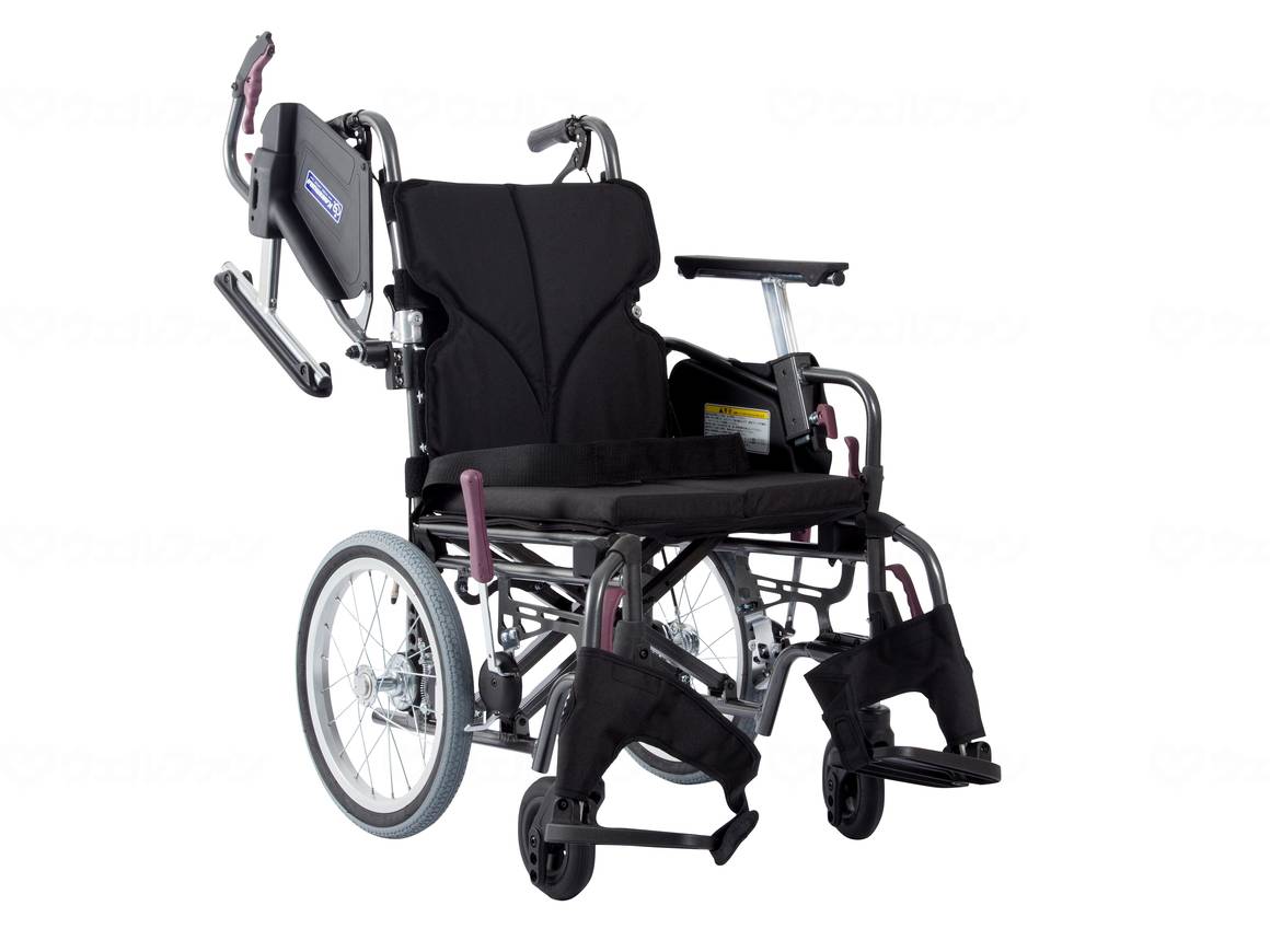 Kawamura Cycle Modern Cstyle Assisted Use 16-inch Medium/High Floor No.19 Black (Polyester) Seat Width 38-Front Seat 43cm