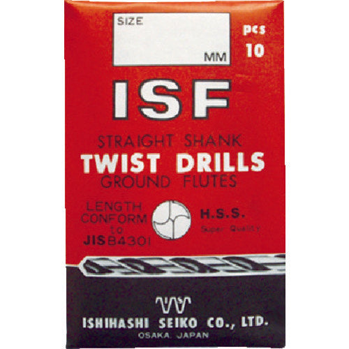 ISF 스트레이트 드릴 0.3mm IS-SD-0.3 10개