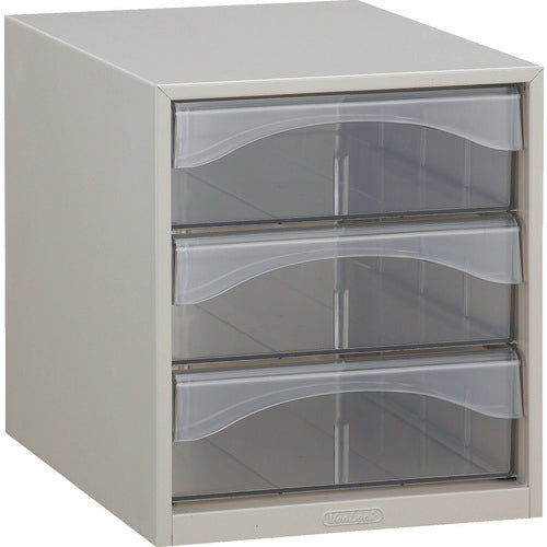 TRUSCO Letter Case A4 Deep 3 Tier A4-W3P 1 Unit