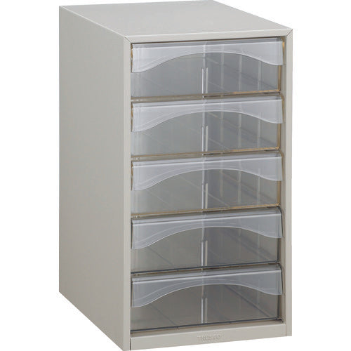 TRUSCO レターケース A4深型5段 A4-W5P 1 台