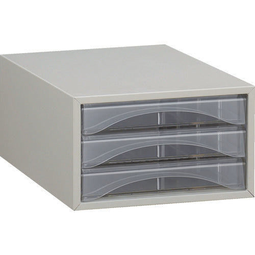 TRUSCO レターケース A4型・浅型タイプ 3段 A4-S3P 1 台